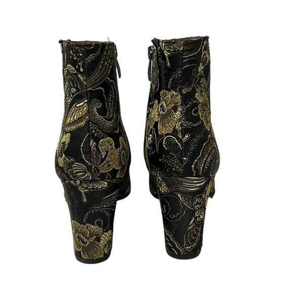 Franco Sarto Olympia Jacquard Metallic Boot 8.5 - Picture 4 of 10